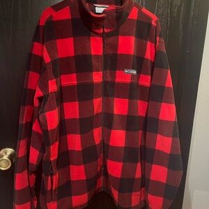 Columbia Red and Black Checkered Jacket